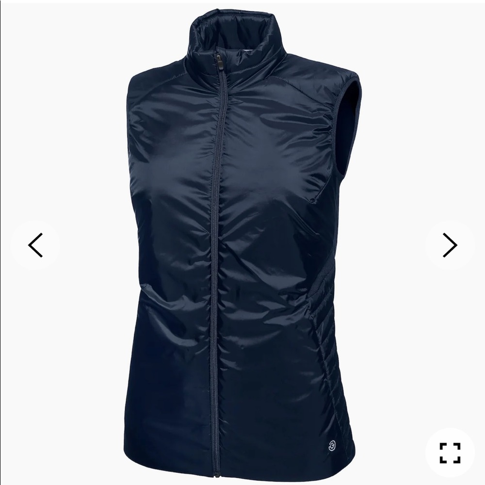 GALVIN GREEN Navy Golf Vest
